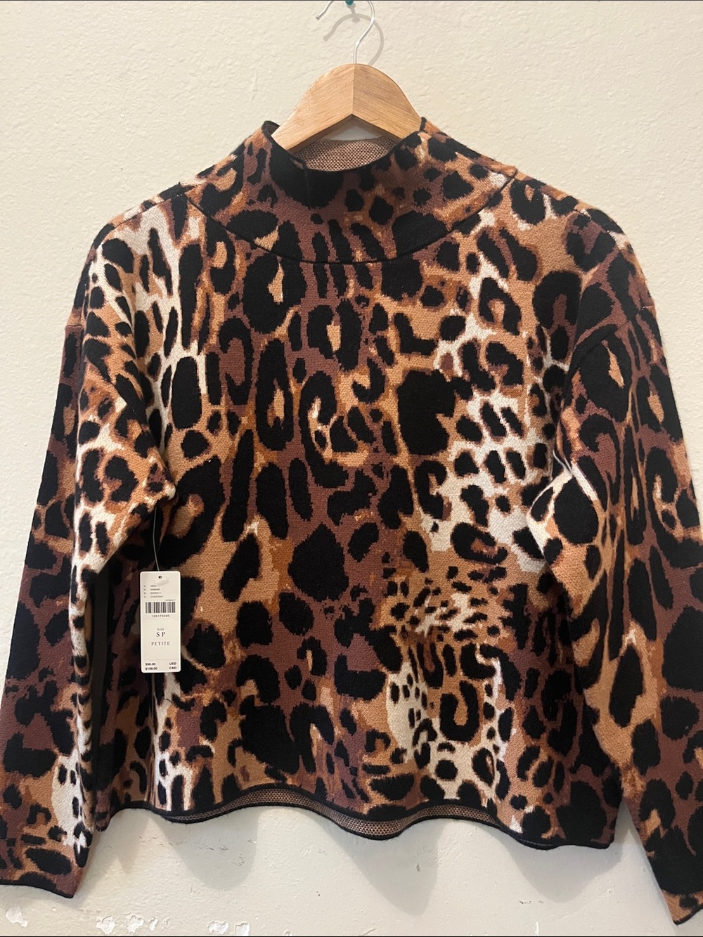 NWT Anthropologie Carys Mock-Neck Sweater from Anthropologie size small petite